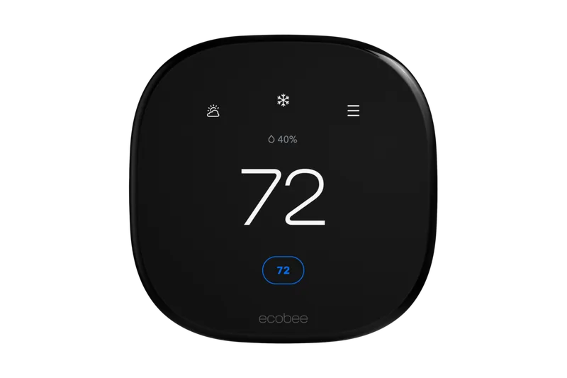Smart thermostat installation showing 72 degrees in East Orlando home