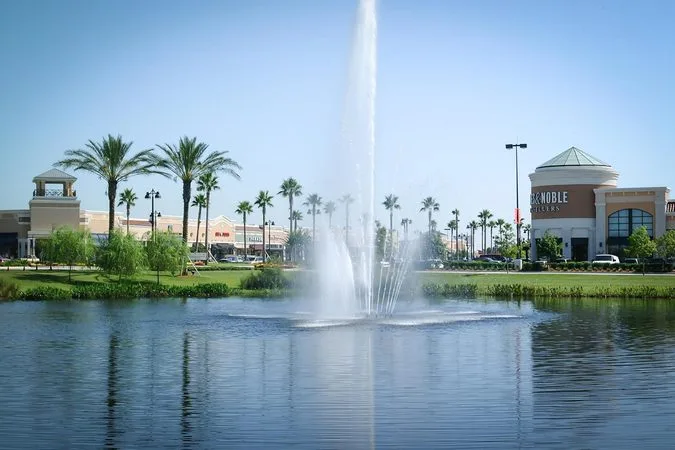 Waterford Lakes landmark fountain Orlando Florida