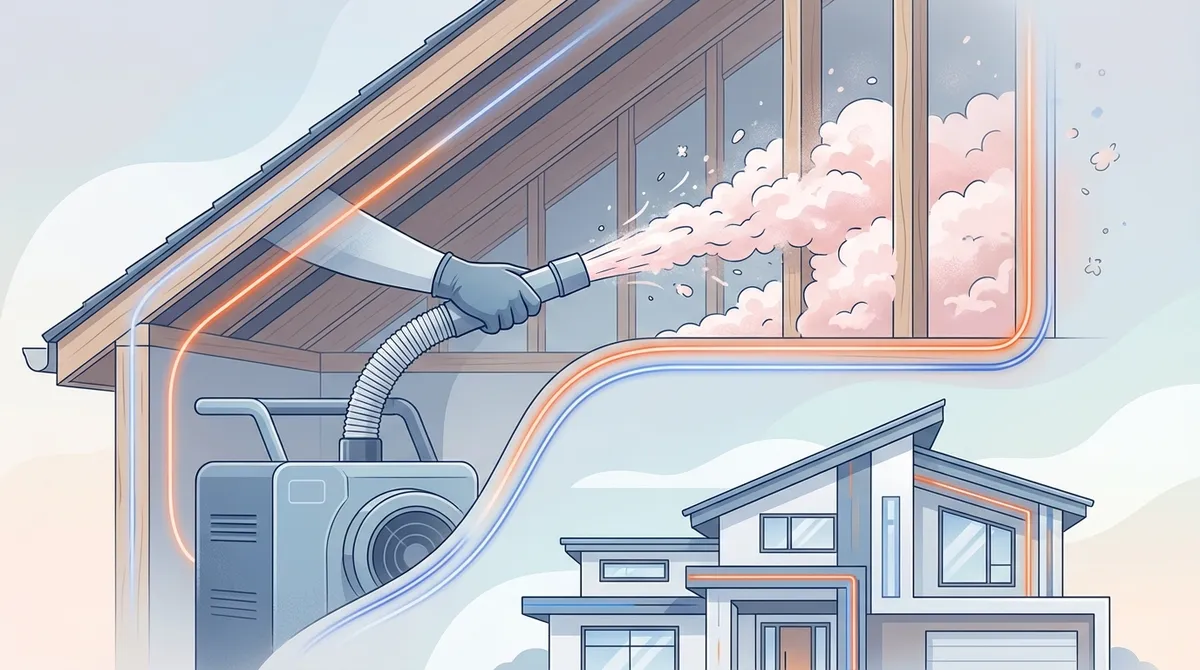 Fiberglass blown-in insulation for Orlando FL energy efficiency